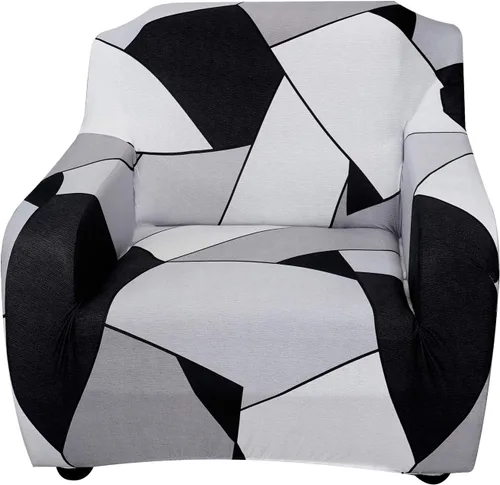 Miniatura 13 de MIFXIN Funda elástica para sofá, 1 pieza, funda elástica para sillón de 1 plaza, protector de muebles, funda elástica lavable para sala de estar