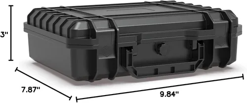 Miniatura 6 de Ant Mag Funda rígida impermeable con espuma Pick & Pluck - Interior de 9.2 x 6.5 x 2.7 pulgadas - Caja protectora de almacenamiento de viaje