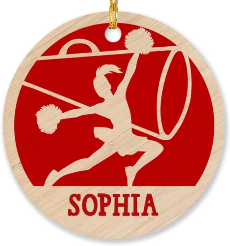 Miniatura 19 de Adorno de Navidad de balón de fútbol, adorno de fútbol personalizado con nombre, adorno de jugador de fútbol personalizado para árbol de Navidad