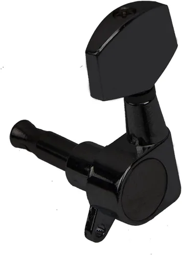 Miniatura 5 de 6 clavijas de afinación de guitarra Yootones cerradas, afinadores cerrados, cabezales de teclas de afinador 3L3R, compatibles con guitarra eléctrica