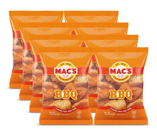 Miniatura 11 de Mac's Pieles de cerdo al rojo vivo, 5 onzas (paquete de 8)