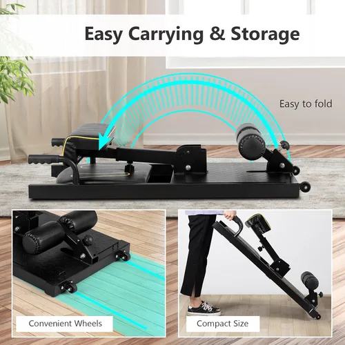 Miniatura 3 de Sissy - Máquina de sentadillas 8 en 1, máquina multifuncional para sentadillas, equipo de gimnasio en casa para entrenamiento de fuerza de piernas