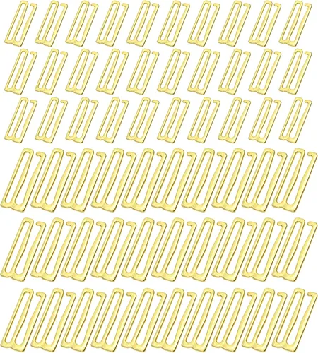 Miniatura 9 de Tupalizy Ganchos de metal para brasier para coser bikini halter tops traje de baño, lencería, traje de baño, diapositivas de ajuste, 60
