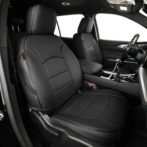 Miniatura 6 de EKR Fundas para asientos Traverse para Chevrolet Traverse LT/LTZ 2015 2016 y LT/Premier 2017, 2ª fila con división 50/50, 7 asientos, juego completo