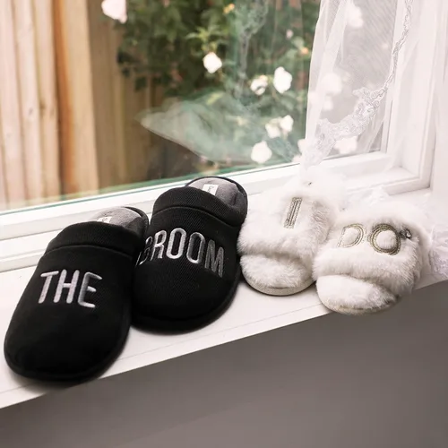 Miniatura 5 de Dearfoams Womens BrideBridesmaid I Do I Do Crew Giftable Wedding Slide Slipper