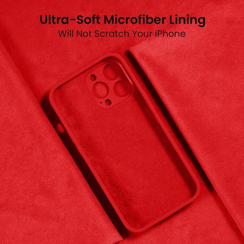 Miniatura 5 de FireNova Funda diseñada para iPhone 14 Pro Max, funda de silicona mejorada [protección de cámara] con [2 protectores de pantalla], forro