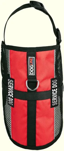 Miniatura 8 de Dogline Chaleco para perro de servicio, 17 x 21 pulgadas, rojo