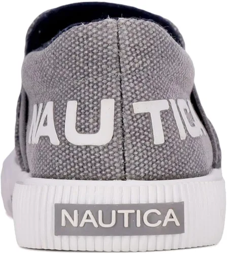Miniatura 3 de Nautica Akeley - Tenis para niños sin cordones para jóvenes y niños (niños grandes, pequeños y bebés)