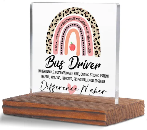 Miniatura 29 de Letrero decorativo de escritorio transparente para después de la escuela, regalo de agradecimiento para mujeres y hombres, regalos de agradecimiento