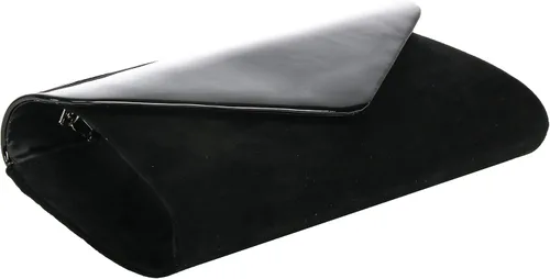 Miniatura 5 de WALLYN'S Patent Leather Clutch Classic Purse Evening Bag Handbag With Flannelette