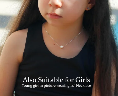 Miniatura 54 de Collar de hija relleno de oro de mamá o papá, collar clásico de perlas blancas con mensaje significativo, listo para regalar