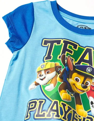 Miniatura 2 de Paw Patrol Conjunto de camiseta y pantalones cortos de 2 piezas para niños pequeños