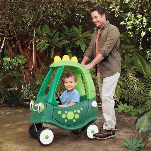 Miniatura 7 de Little Tikes Cozy Coupe Dinosaur - Exclusivo de Amazon, grande, verde