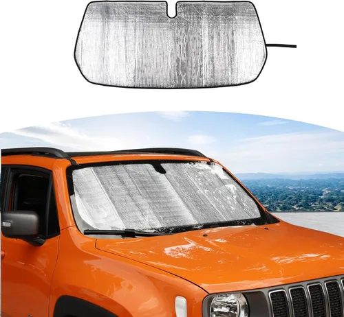 Miniatura 9 de RT-TCZ Parasol para parabrisas RAM para Dodge RAM 1500 2500 3500 2018 - Presente parasol delantero RAM 18+