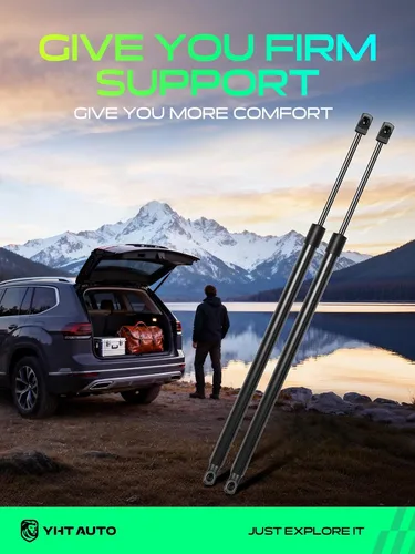 Miniatura 2 de YHTAUTO Juego de 2 puntales de soporte de elevación de escotilla trasera de repuesto para Jeep Cherokee 2014-2019, excepto puerta de elevación
