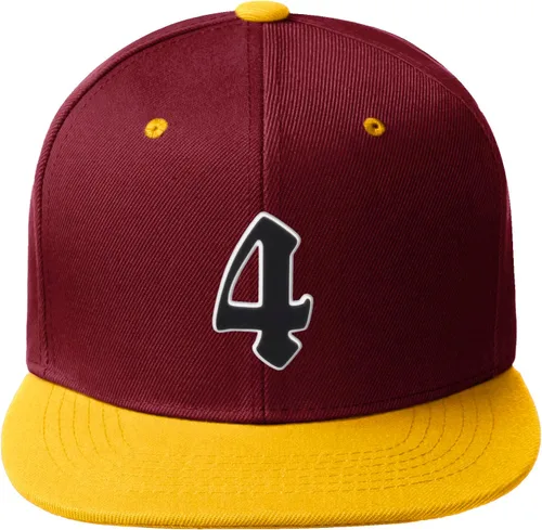 Miniatura 283 de Daxton Gorra clásica con visera de billete plano con letras del alfabeto inglés antiguo de la A a la Z