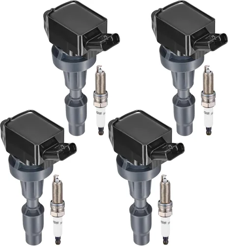 Miniatura 33 de BDFHYK Bobinas de encendido UF611 y bujía iridio XP6203 compatible con Hyundai Equus Genesis Sonata Tucson Kia Borrego K900 Optima Sorento V8 l4
