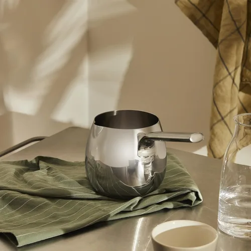 Miniatura 2 de Alessi SG302 "Mami" Caldera de Leche, Plata