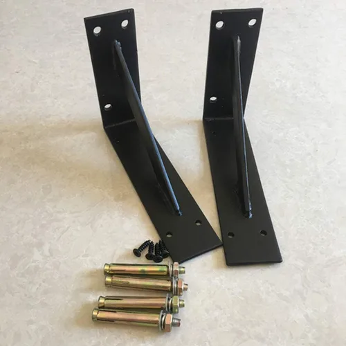 Miniatura 5 de Soportes flotantes de metal para estante de pared de hierro triangular, soporte para estante de muebles, lavabo de pared, soporte para estante