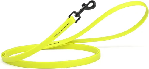 Miniatura 62 de Dogline Biothane - Correa impermeable para perro, correa de nailon tejido con revestimiento fuerte, con herrajes negros, a prueba de olores, fácil