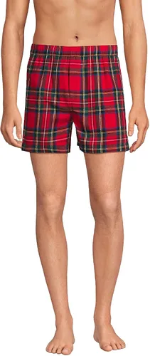 Miniatura 2 de Lands' End Boxers de franela de ajuste clásico para hombre