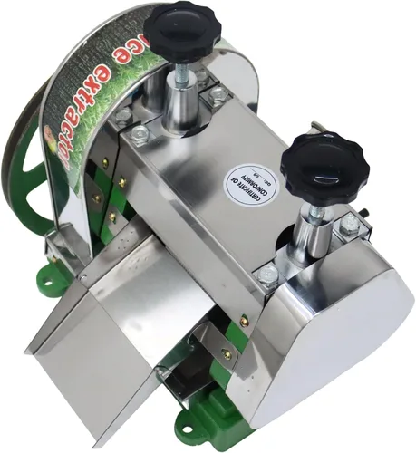 Miniatura 7 de Exprimidor manual de caña de azúcar, máquina exprimidora de caña de azúcar de acero inoxidable, extractor de prensa de jugo de alta eficiencia con 2