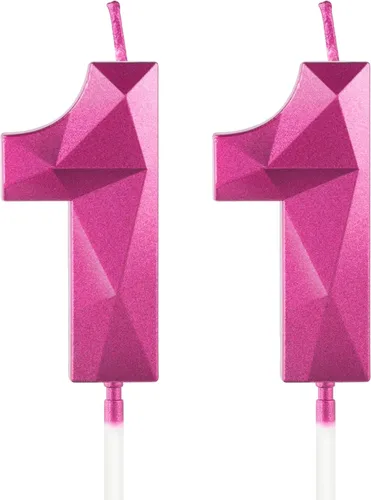 Miniatura 115 de Velas de cumpleaños número 15, velas número 15, velas de feliz cumpleaños de oro rosa para pastel, decoraciones de cobertura de pastel de diseño 3D