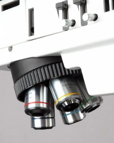 Miniatura 5 de AmScope ME600TZC-5MA Microscopio metalúrgico trinocular episcópico digital, aumento 50X-2500X, oculares de campo ancho extremo PL10x y PL25x