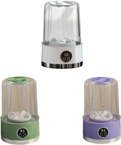 Miniatura 4 de USB-Powered Compact Delicates Washer Quiet Automatic Lightweight Ideal for Camping & Small Spaces USB Rechargeable Small Washer
