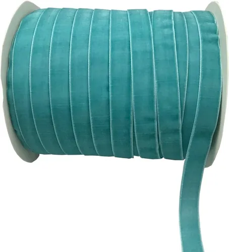 Miniatura 15 de Bobina de cinta de terciopelo de 10 yardas, disponible en muchos colores (Beige, 1 1/2 pulgadas)