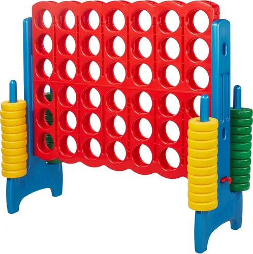 Miniatura 10 de Juego gigante 4 en una fila: juegos de patio al aire libre de 3.8 pies de altura para adultos y niños, juego de césped estilo conecta con 42