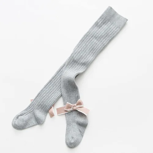 Miniatura 4 de vanberfia 2-8 T - Mallas de punto trenzado para niñas, medias de algodón para bebés, paquete de 3