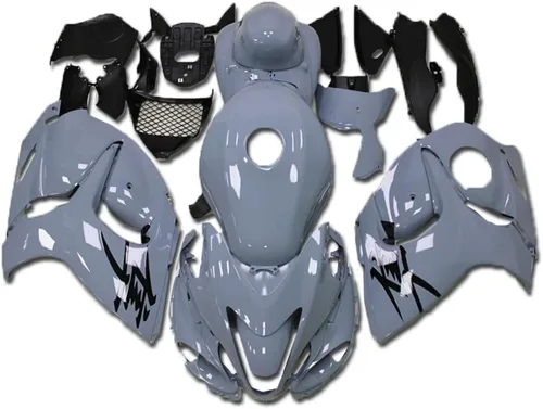 Miniatura 20 de Carenado completo blanco negro para Suzuki 2008-2019 GSXR 1300 Hayabusa Gen2 inyección ABS plástico Carrocería juego de carrocería del mercado de 12