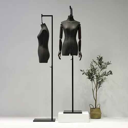 Miniatura 6 de Adjustable Female Mannequin Dress Form with Metal Stand – Perfect for Sewing, Tailoring, Jewelry Display & Photography – Height Adjustable Size A
