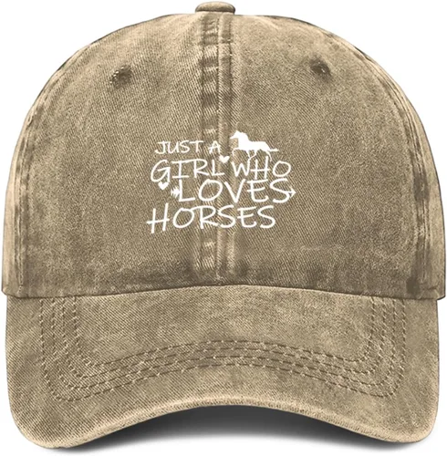 Miniatura 15 de Just Girl Who Loves Horse - Gorra de béisbol para mujer, ajustable, de moda, de algodón