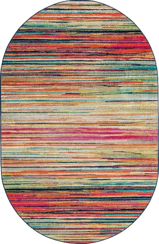 Miniatura 3 de Unique Loom Azalea Collection - Alfombra de área Kehr (Runner 2' 0" x 6' 0", turquesa/verde azulado)