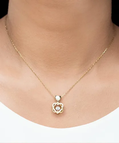 Miniatura 4 de Pendiente, Collar de Regalo Para Esposa En Forma De Corazon Plateado y Dorado Regalo Para Mujer Personalizado