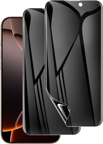 Miniatura 8 de LYWHL Paquete de 3 protectores de pantalla de privacidad para iPhone 12 Pro Max, protector de pantalla privada antiespía de vidrio templado para 12