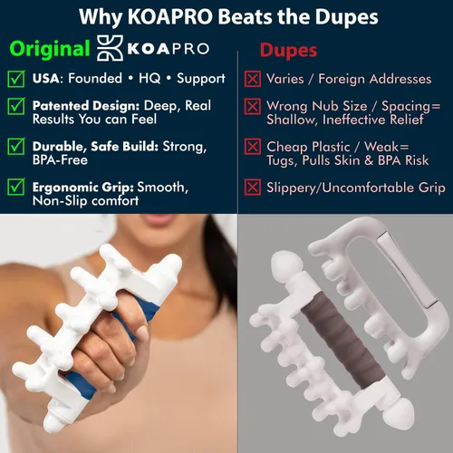 Miniatura 2 de KOAPRO Facia Blaster herramienta para celulitis – Masajeador de cuerpo completo para espalda y cuello para aliviar el dolor, masaje muscular