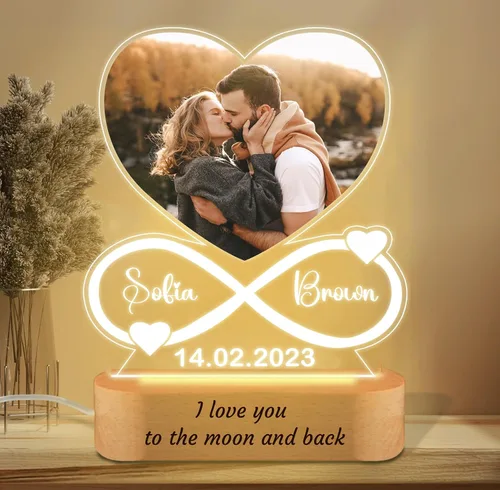 Miniatura 11 de LOVELYPOD Luz nocturna personalizada con foto de perro, regalo conmemorativo para perros, placa conmemorativa para mascotas, regalo de foto