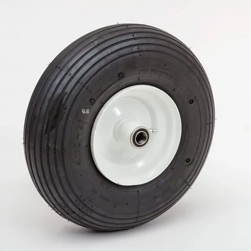 Rueda de repuesto llena de aire | Neumático para carro, carrito de jardín, carretilla | Tamaño de rueda 4.00-6 | Opciones de tamaño de Color de la