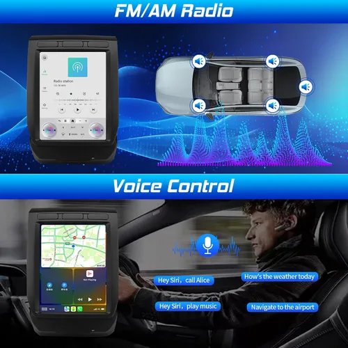 Miniatura 6 de Radio Cidava F150, estéreo CarPlay para F150 2015-2020, Super Duty 2017-2022 12.1 Inch Android Head Unit Replacement, Support Wired and Wireless
