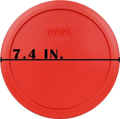 Miniatura 2 de Pyrex 7402-PC - Tapa de repuesto para almacenamiento de alimentos rojo amapola
