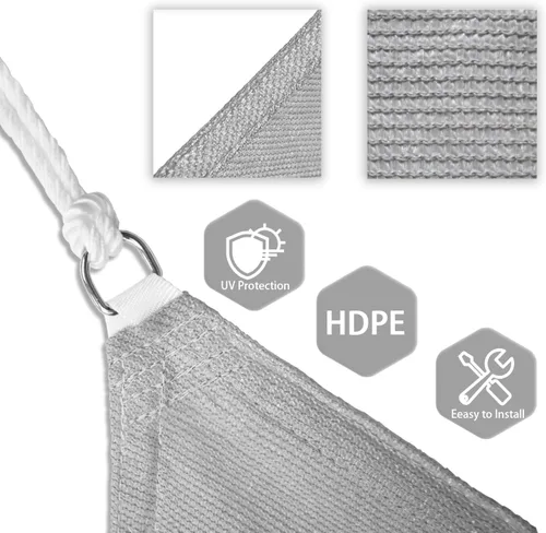 Miniatura 3 de Patio Paradise - Toldo parasol rectangular de 8 x 12 pies, Toldo con bloqueador de rayos UV para patio, toldo para dar sombra, toldo resistente