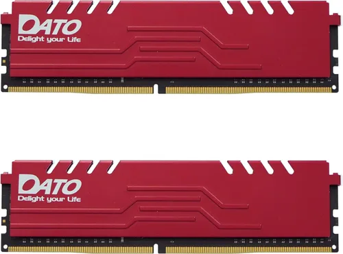 Miniatura 8 de DATO 16GB DDR4 RAM 8GBx2 3200MHz DIMM con disipador térmico PC4-25600 3200 CL16 1.35V 288-Pin Non-ECC UDIMM Módulo de memoria de escritorio