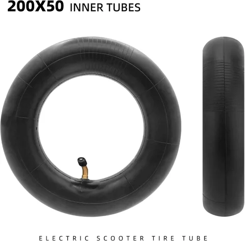 Miniatura 2 de Paquete de 2 tubos interiores de 200 x 50 - Tubo de neumático eléctrico para scooter Compatible con Razor E100, E150, E200, Power Core E100, Dune