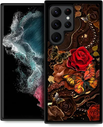Miniatura 8 de ZHEGAILIAN Funda compatible con Samsung Galaxy S22 Ultra, antideslizante, de poliuretano termoplástico suave, a prueba de golpes, compatible