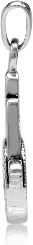 Miniatura 3 de Silvershake 925 Sterling Silver Hamsa Hand of Fatima Charm Pendant
