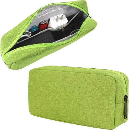 Miniatura 17 de CAAORDKSO Organizador de Electrónicos Estuche de Viaje, Organizador de Cables Bolsa Organizadora de Cables de Viaje Impermeable Portátil Estuche