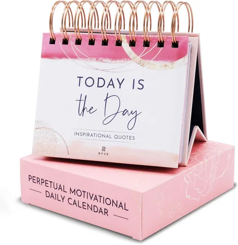 RYVE Calendario Motivacional - Calendario de Hojas Diarias con Frases Inspiradoras - Regalos Motivacionales y Regalos Inspiradores para Mujeres,